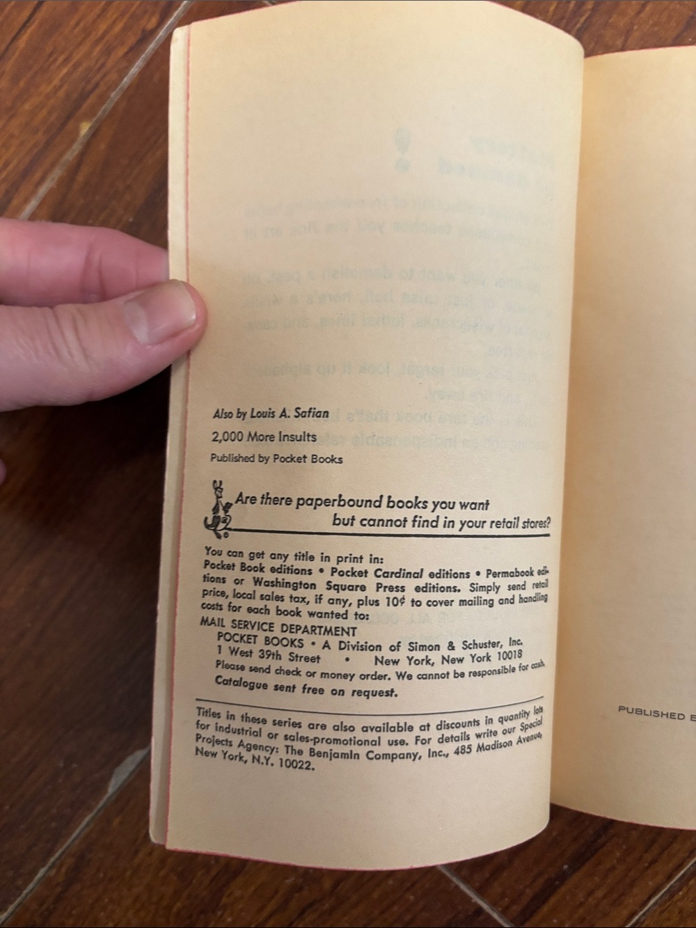 2000 Insults for All Occasions by Louis A. Safian | Paperback - Picture 7 of 9